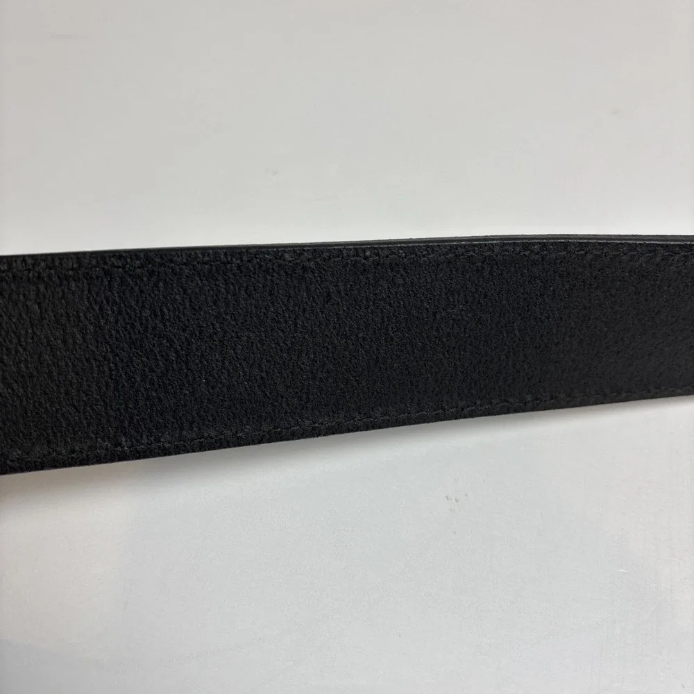 Columbia Men's Black Leather Belt Size XL 42-44